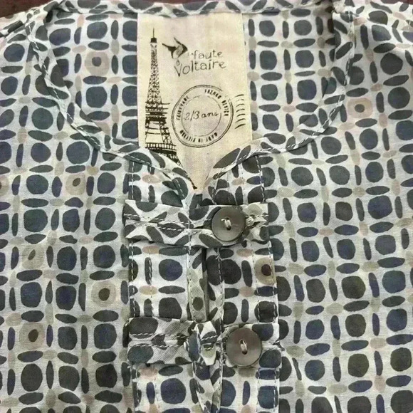 La faute a Voltaire Long Sleeve tunic - Picture 2 of 3